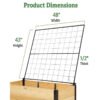 4' Pivoting Trellis for Lifetime™ Corners