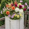 Cream Flower Caddy