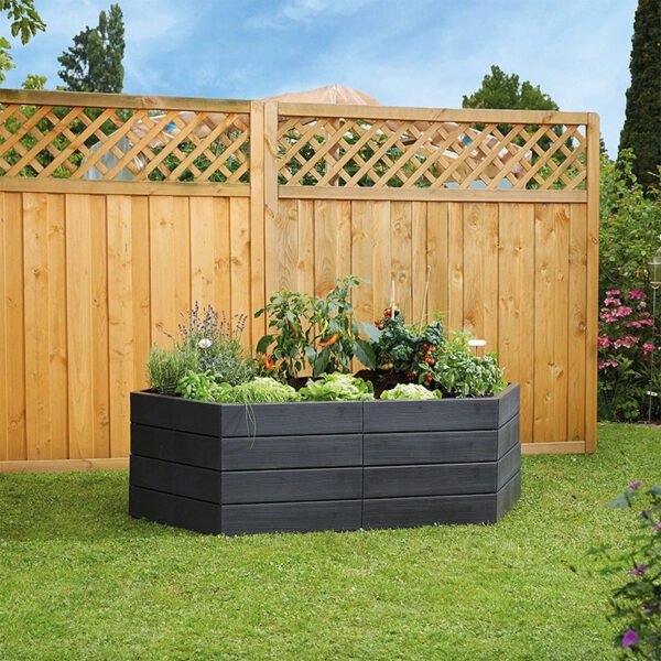 15523_Double_1.jpg ERGO Modular Stacking Raised Beds, Hexagonal