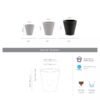 Dot TruDrop Self-Watering Planters