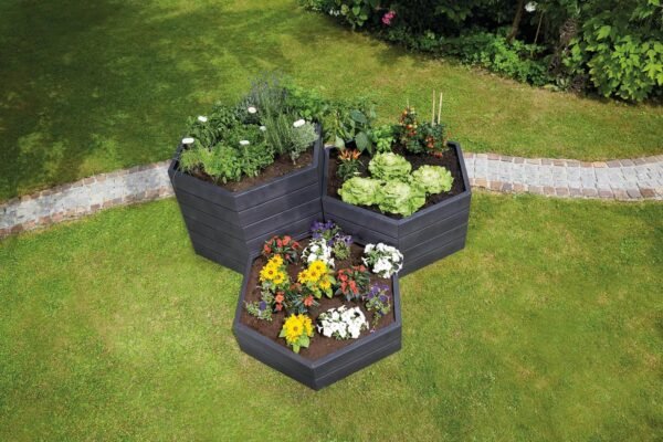 8599285_01V-tif.jpg ERGO Modular Stacking Raised Beds, Hexagonal
