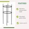 Titan Peony Supports, Medium, Set of 2