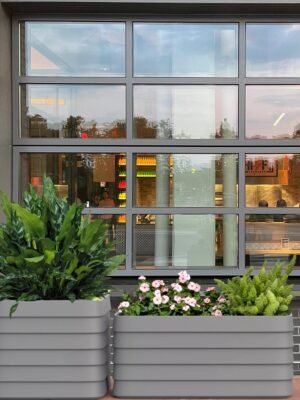 TruDrop Slat Planter Box