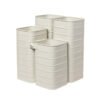 Cream Flower Caddy
