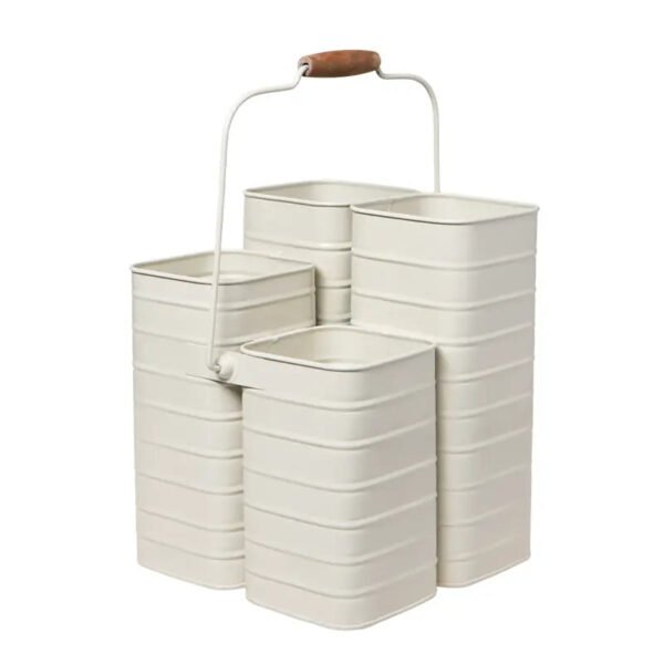 Cream Flower Caddy
