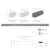 TruDrop Slat Window Box Planter