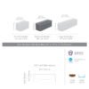 TruDrop Slat Window Box Planter