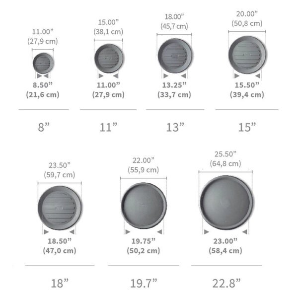 Universal Round Planter Saucers